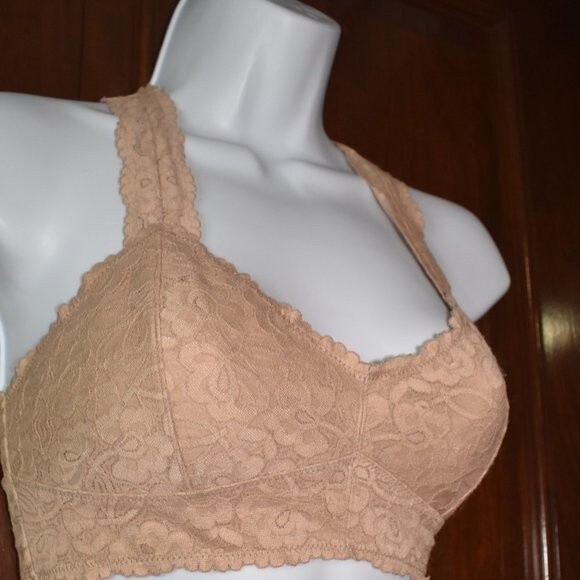 Free People Nude Lace Bra Size Small - Picture 4 of 14